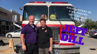 Firefighters in Fire Trucks getting Ice Cream - Jeff Dill (Part 1)