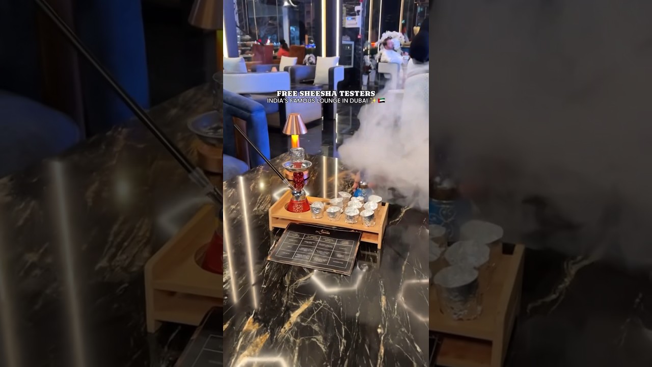 Free Sheesha Testers at India’s famous lounge now in Dubai 