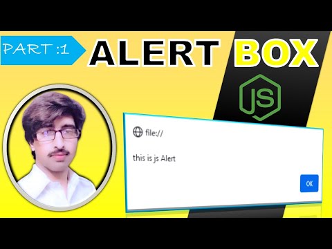 ALERT BOX IN  JS | PART 1 | JS Tutorials for beginners