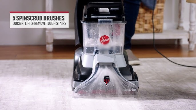 Hoover Power Scrub Deluxe Carpet Cleaner Machine with Free & Clean Carpet  Cleaning Solution (50oz), FH50150, AH30952