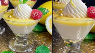 Lemon mousse موس بكريمة الليمون