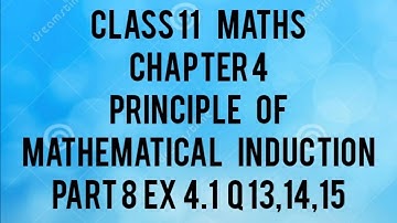 CLASS 11 Maths/ chapter 4/ principle of mathematical induction/ part 8/ Ex 4.1/ 2022 malayalam