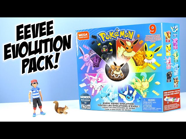 Eevee and Evolutions Construction set Pokémon Mega Construx