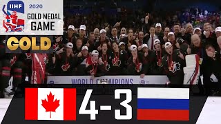 Canada vs Russia | GOLD MEDAL GAME | 2020 WJC Highlights | Jan. 5, 2020
