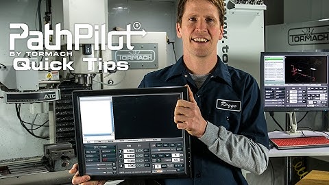 PathPilot Quick Tips: Typing in the DRO