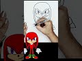 Draw Knuckles #drawing #howtodraw  #drawingtutorial