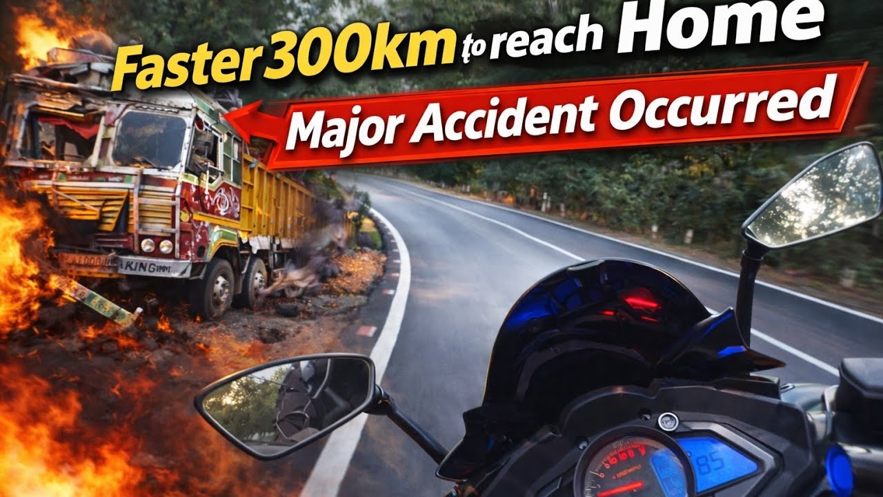 300km In 30min | Almost Meet With Accident,Dangerous Situation Occurred | VickyVlogs