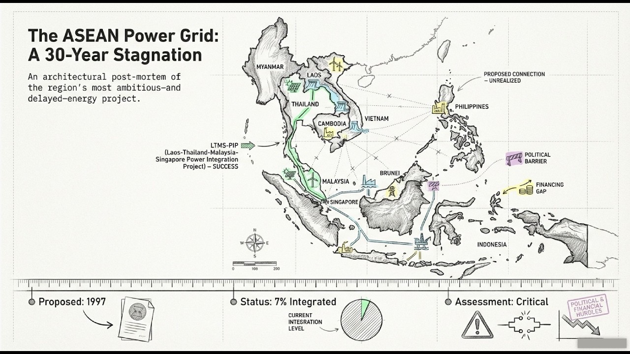 Why the ASEAN Power Grid Is Still a PowerPoint Plan