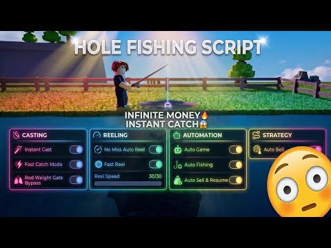 BEST Hole Fishing Script 2026 🔥 AUTO FARM &amp; MORE! | Mobile &amp; PC
