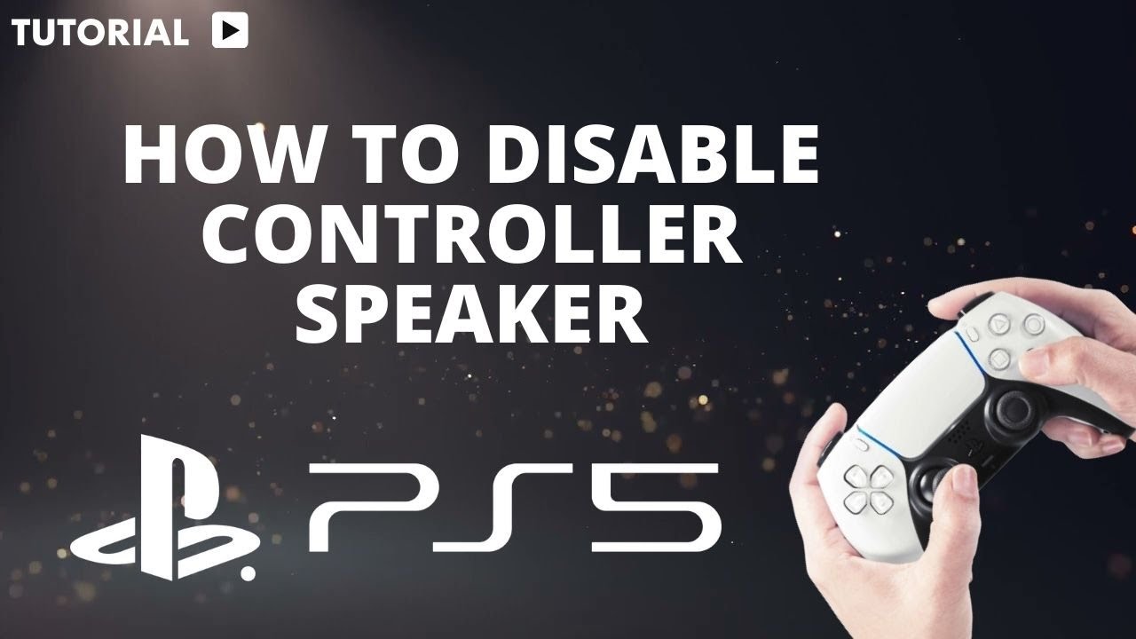 How to turn off speaker on PS5 controller