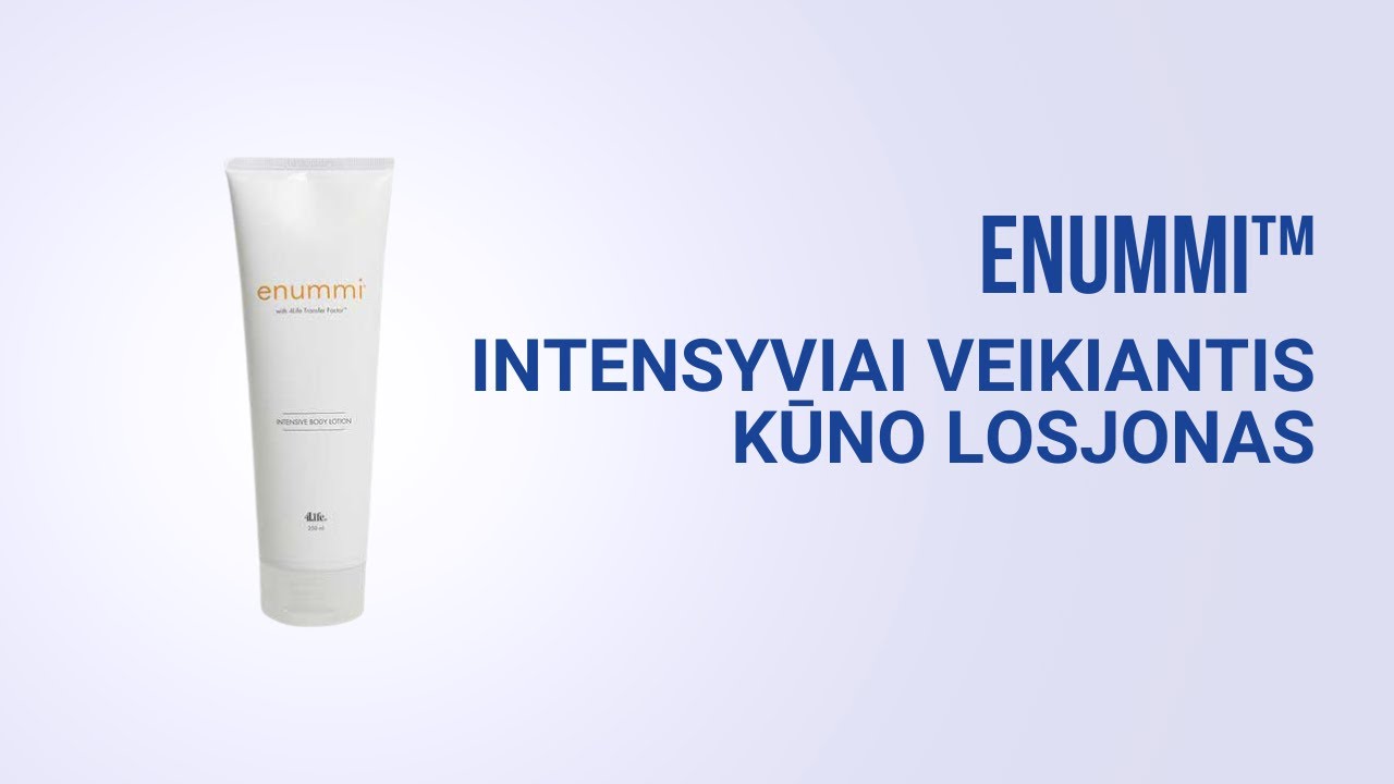 enummi™ Intensyviai Veikiantis Kūno Losjonas