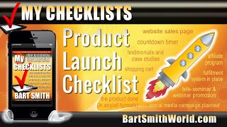 Product Launch Checklist by Bart Smith