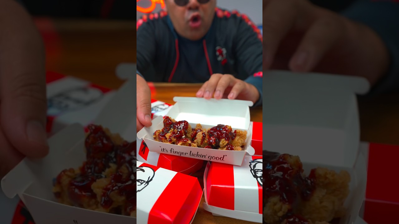 KFC ไก่เผ็ดที่สุดในโลก #shorts #mukbang