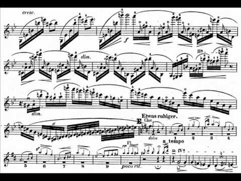Joachim, Joseph 1st violin concerto (begin)