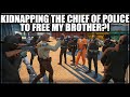 Kidnapping the chief of police to free my brother  gta rp  grizzley world whitelist