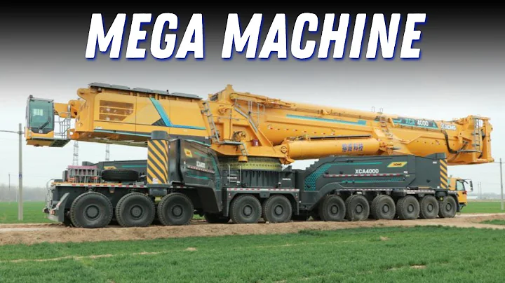 XCA4000 370 Ton Crane Navigates Narrow Roads | 5.52MW Wind Turbine Project