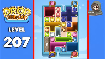Drop The Cat level 207 solution