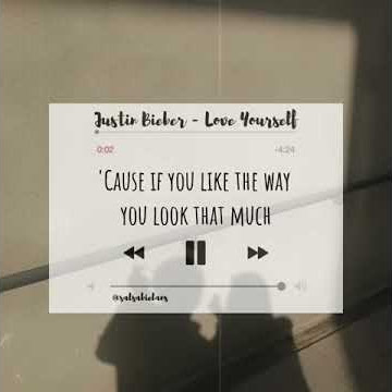Status wa keren dan gaul#JUSTIN BIEBER_LOVE YOURSELF
