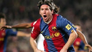Messi's first hat-trick match against Real Madrid in 2007