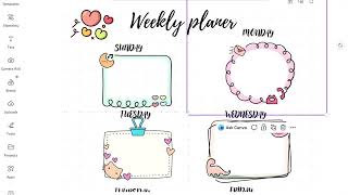 Aesthetic Weekly Planner 1