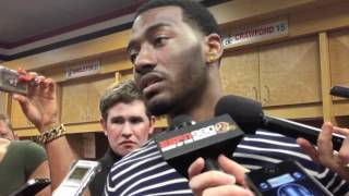 John Wall post-game Wizards vs. Pacers 4/4/12