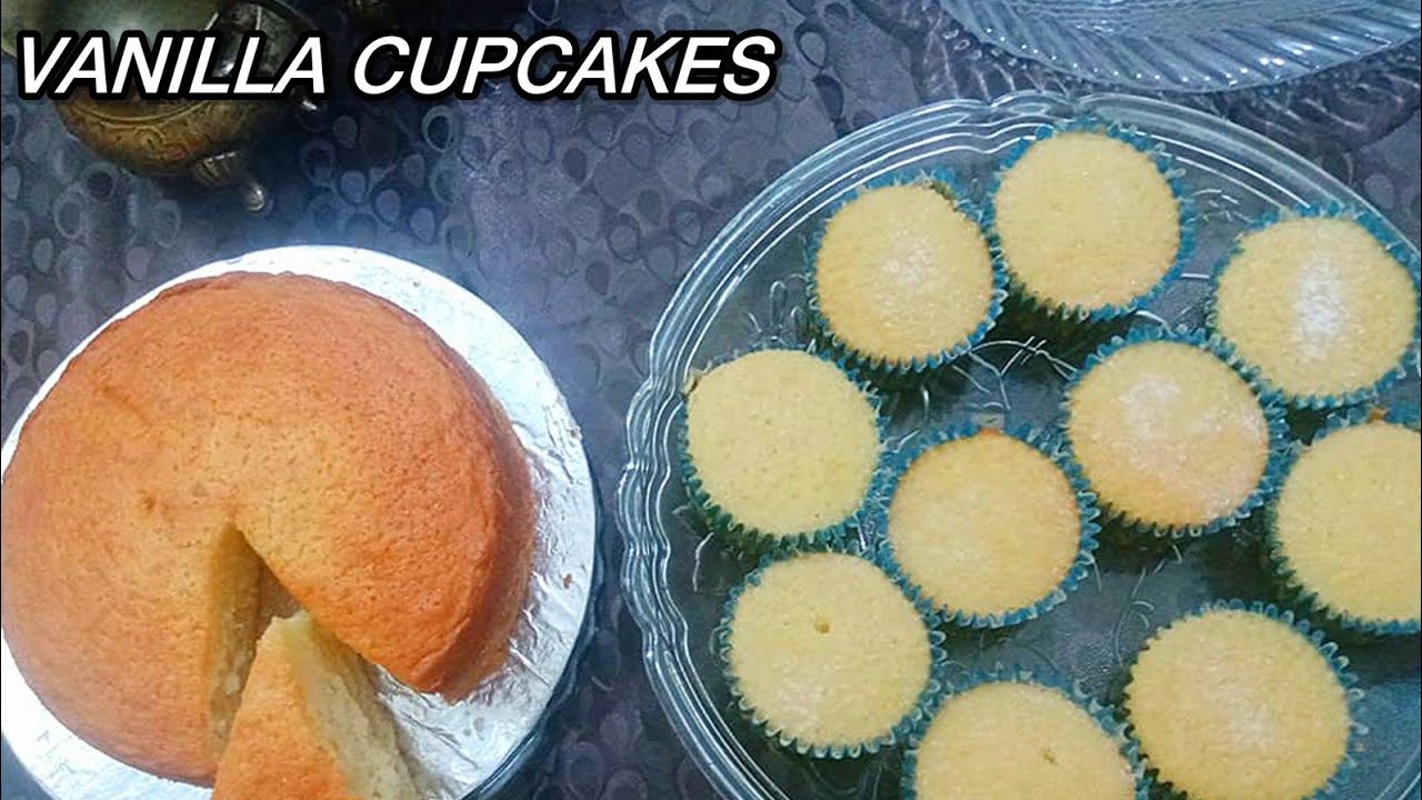 How To Make Vanilla Cupcakes &  Mini Cake | Grandma’s Kitchen
