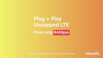 Mweb Uncapped LTE