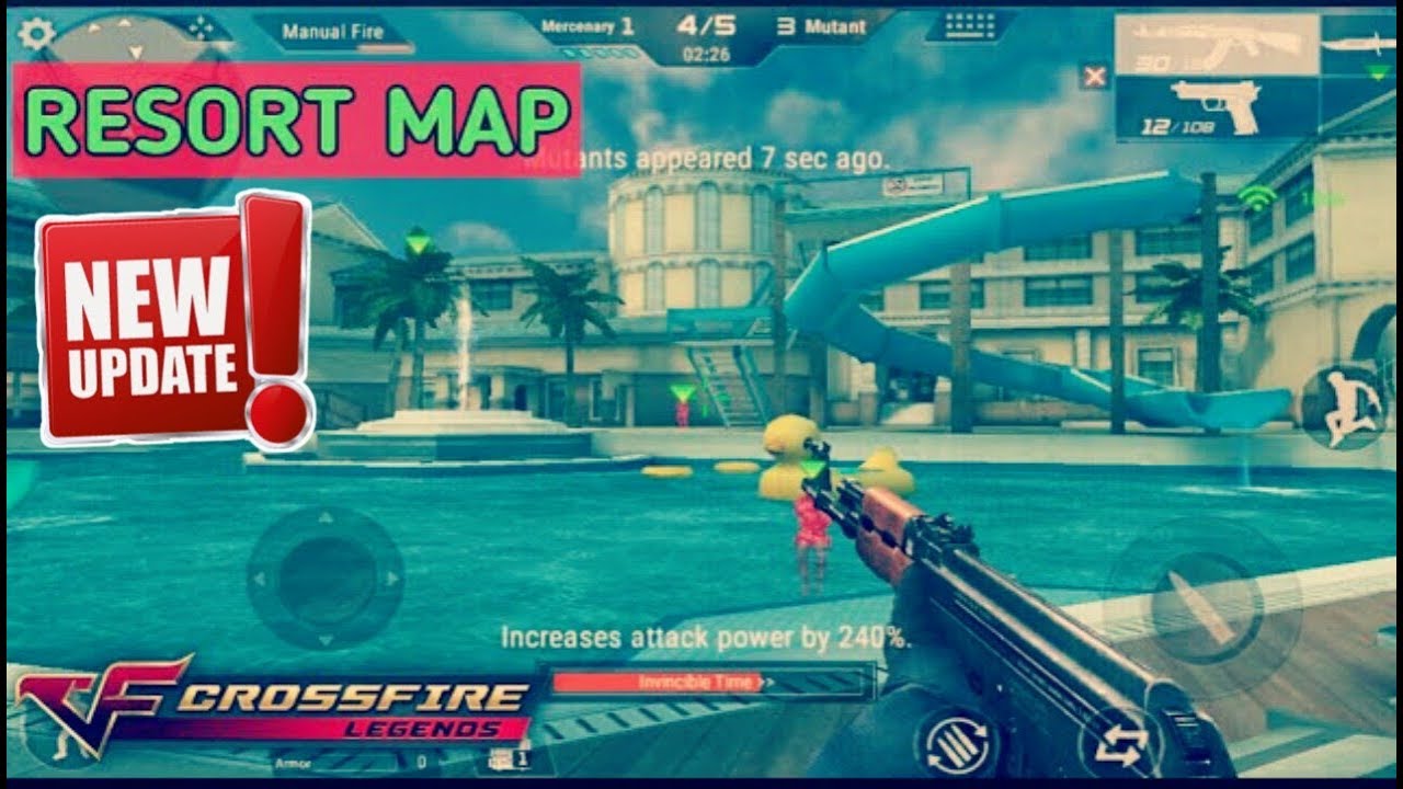 NEW MUTANT MODE ! (Resort Map ) CrossFire Legends Android Gameplay 2019 - 