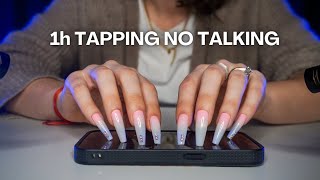 ASMR 1H of TAPPING NO TALKING | to STUDY, WORK, SLEEP