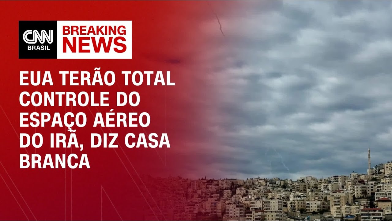 Guerra no Oriente Médio: EUA terão total controle do espaço aéreo do Irã, diz Casa Branca | CNN 360º