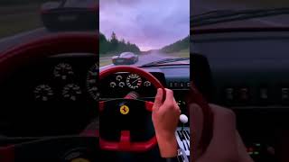 POV: 330 km/h Ferrari F40 vs McLaren Speedtail Autobahn Duel | Anna's Cars Behind the