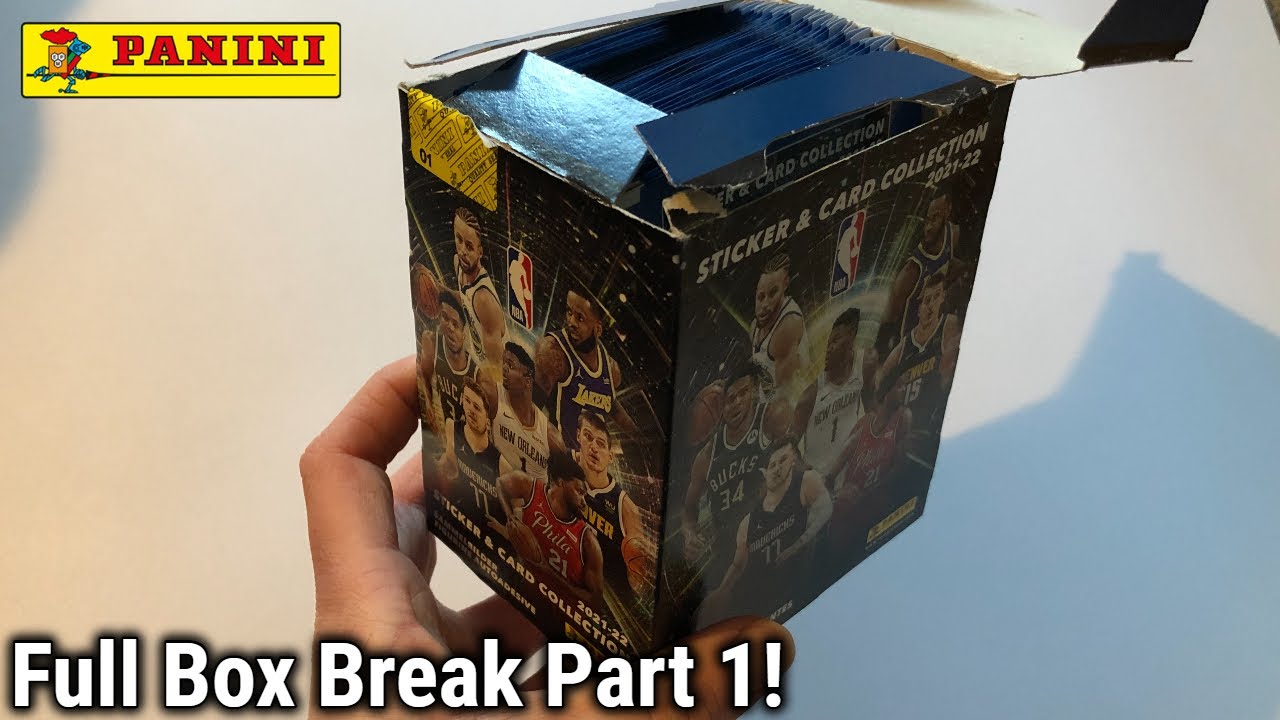 Full Box Opening! - Panini NBA 2021/22 Sticker & Card Collection! - Part 1!