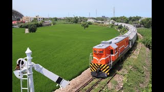 7122次貨物列車 台中港站接近