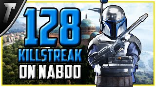 Star Wars Battlefront 2 Jango Fett 128 Killstreak (Naboo)