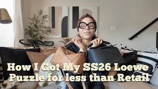 How I Got My SS26 Loewe Puzzle Bag for Less Than Retail | Unboxing