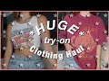 *HUGE* Try-On Clothing Haul | Princess Polly, Urban Outfitters, Brandy Melville