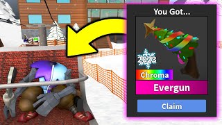HIDE and SEEK for GODLY in MM2! (CHRISTMAS)