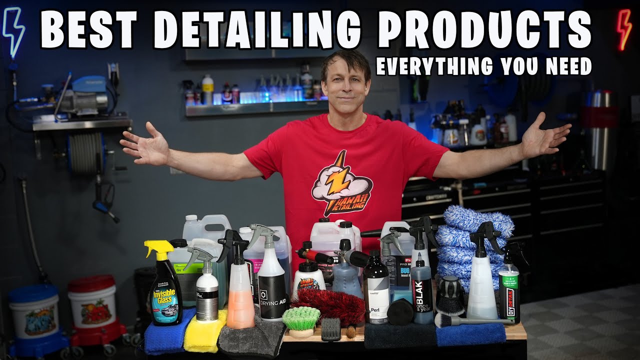 FULL DEMO! BEST DETAILING PRODUCTS FOR BEGINNERS & PROS 