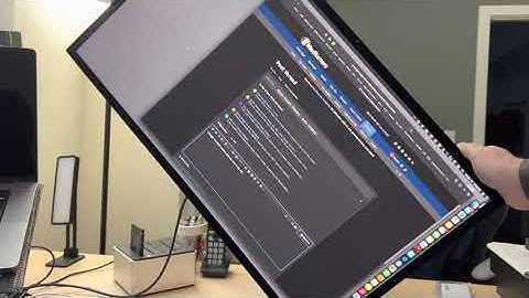 Apple Studio Display detects rotation