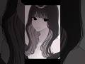 目を黒くしたら誰でもヤンデレになるって本当?検証してみた!② #イラスト #illustration #shorts #art