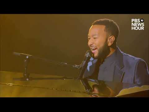 WATCH: John Legend and Common perform ‘Glory' at the 2020 Democratic National Convention