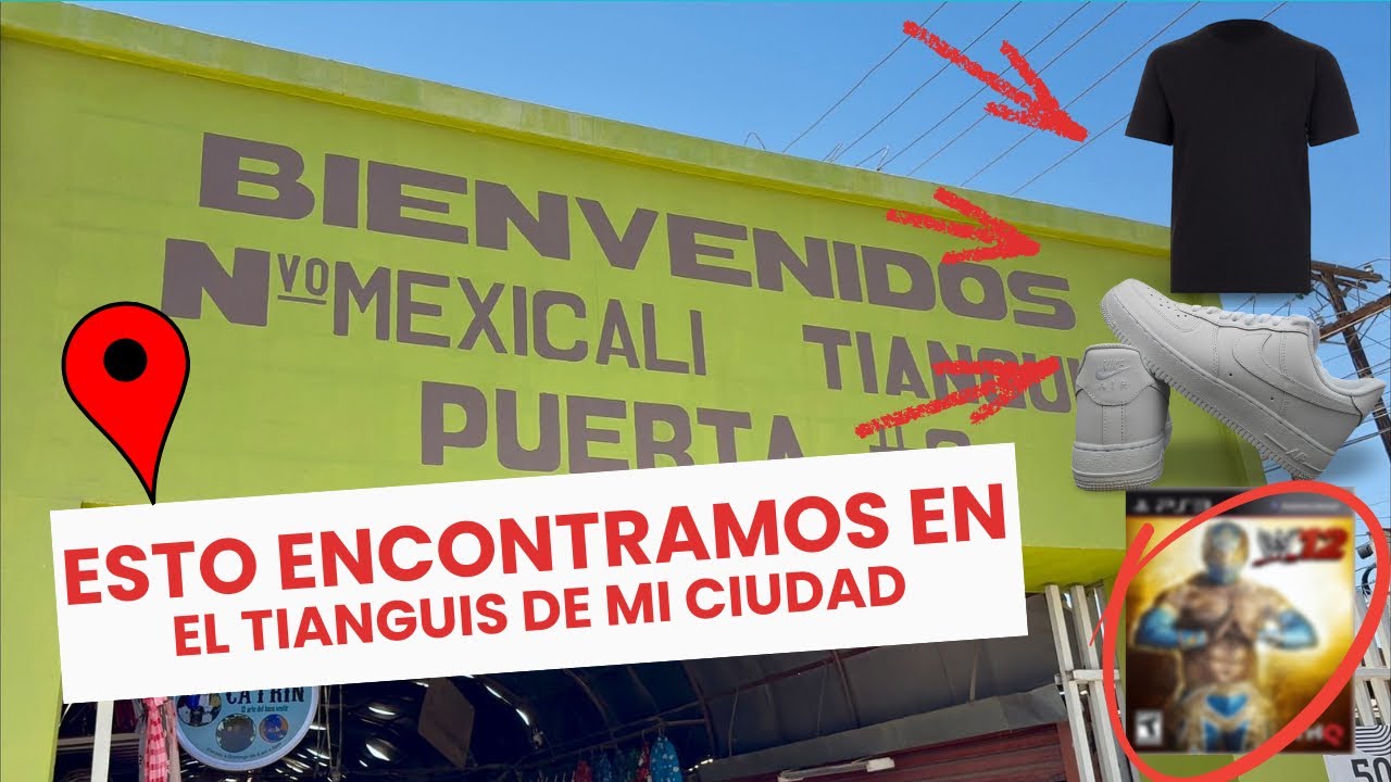 ¿El Mejor Tianguis de Mexicali? Visitamos Tianguis de la Walmart  | Los Mascaritas Vlog