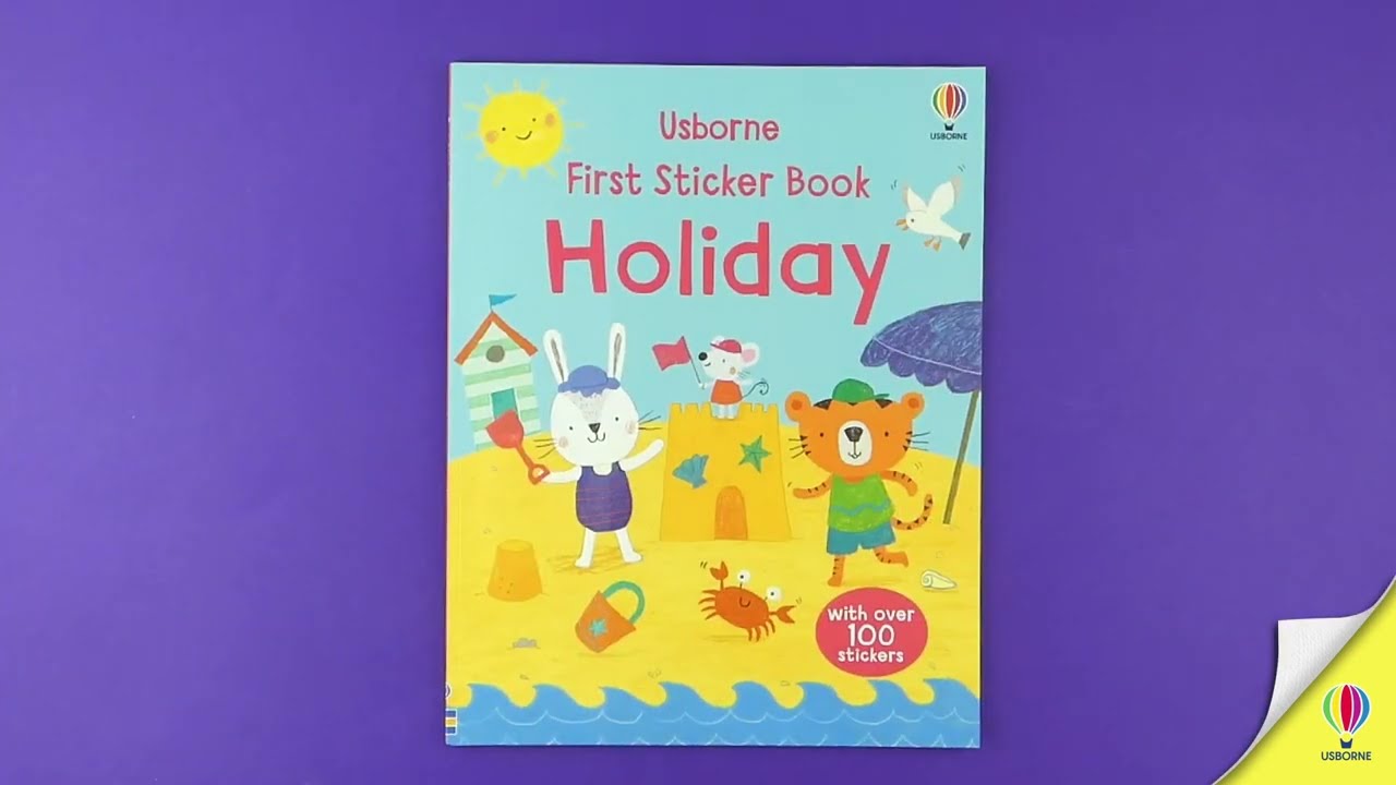 First Sticker Book Holiday - YouTube
