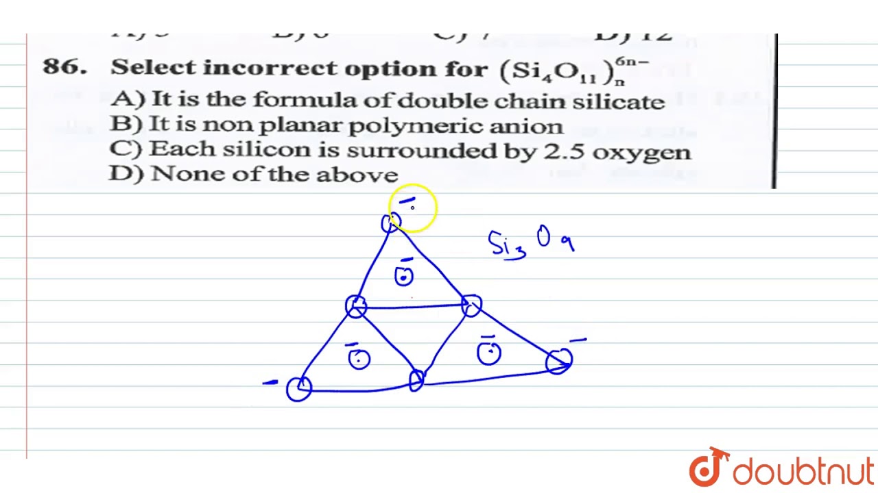 The vast majority of silicates are insoluble in water, except alkali metal silicate.