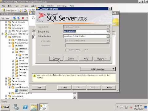 SQL 2008 replication - transactional