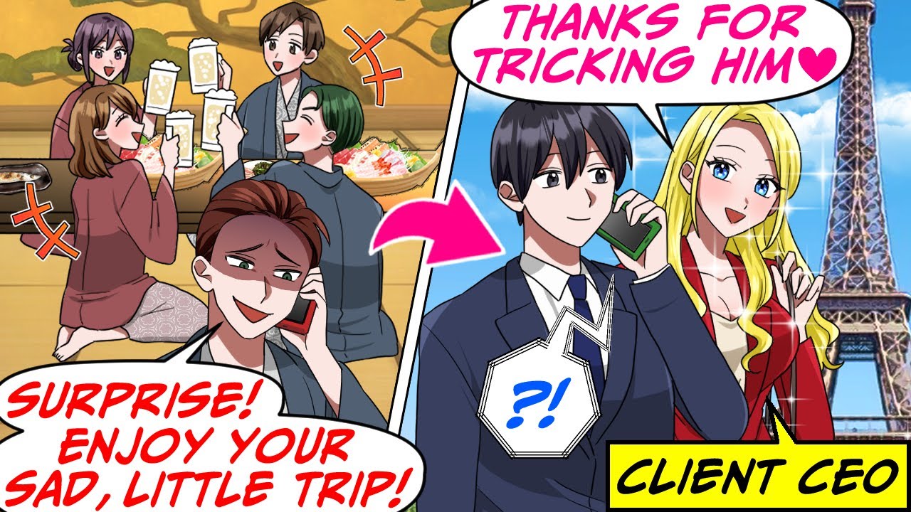 My Coworkers Set Me Up to Be the Joke on Our Work Trip & I Ended Up in France Solo[RomCom Manga Dub]