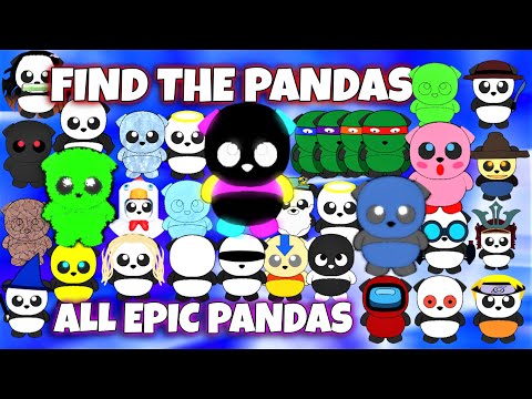 ROBLOX - Find the Pandas - 🐼 ALL EPIC PANDAS 🐼 - YouTube