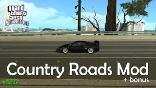 Обзор Модов GTA San Andreas #858 – Новая дорога в сельской местности + бонус