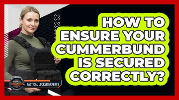 How To Ensure Your Cummerbund Is Secured Correctly?