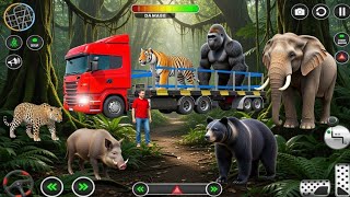 Animal 🦍 Transport Truck  Games 🦬 3D - Zoo  Transport  Simulator 3D Game  Android Gameplay  screenshot 5